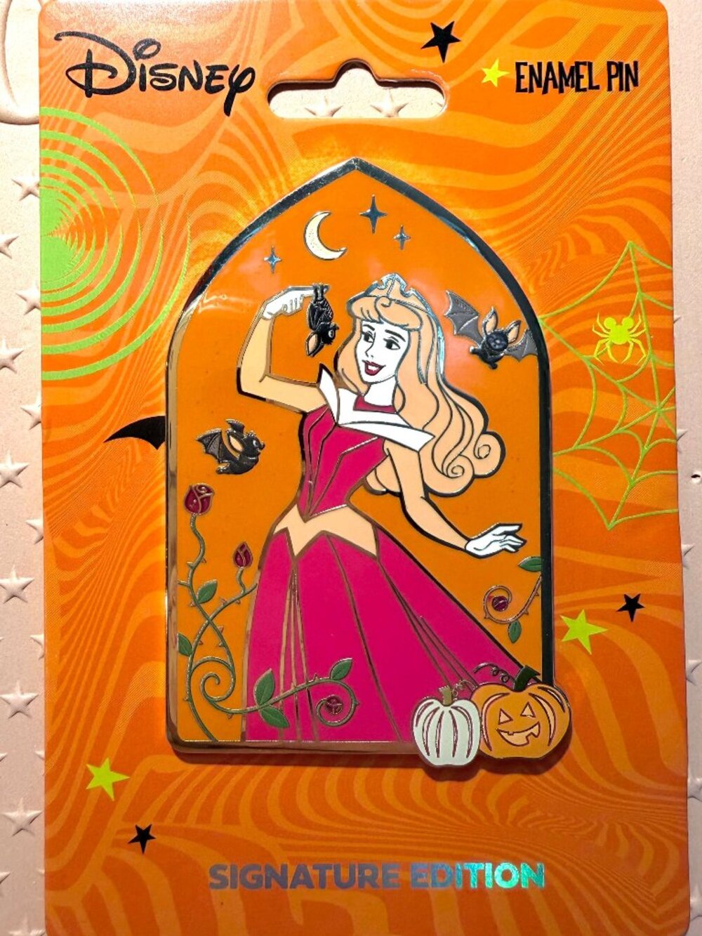 Aurora - Sleeping Beauty Disney Princess Halloween Arches PALM LE 500 Pin Jumbo